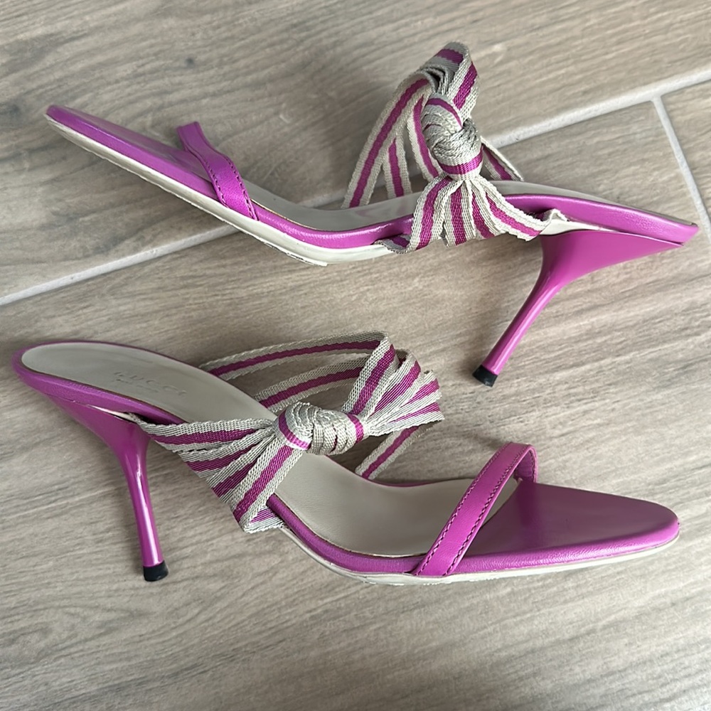 Gucci strappy sandals. Worn once!